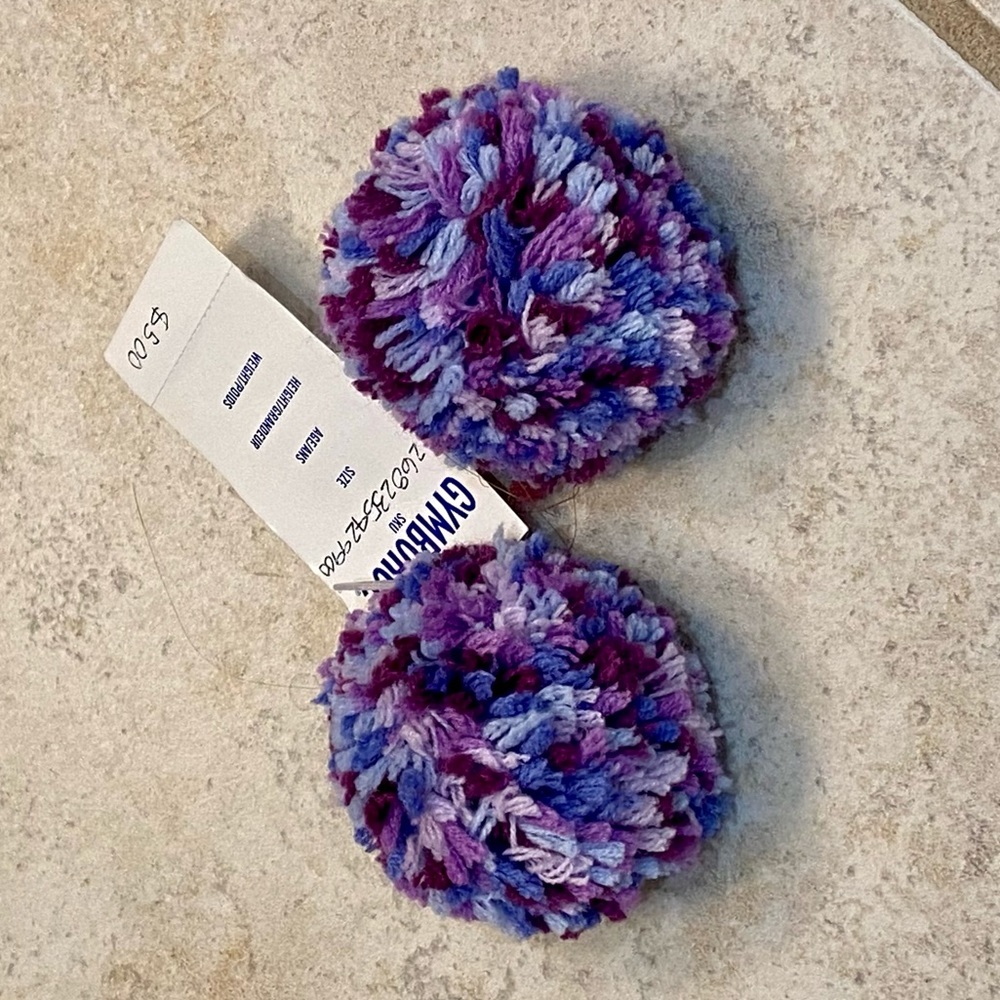 NWT Gymboree Vintage Set of 2 Sweet Romance Pom Pom Pony Holders
